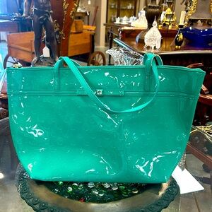 XL Kate Spade Turquoise Aqua Purse Tote